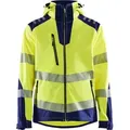 Produktbild: Hochsichtbare Softshell-arbeitsjacke 4491 - Neon Gelb / Marine M