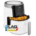 Produktbild: MEDION P40 L Heißluftfritteuse (4,7 Liter, Airfryer, 1500 Watt, einfache Bedienung, ölfreies Frittieren, 60 Min Timer, bis zu 200° C, Antihaft-Beschichtung, MD13030) weiß