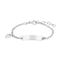 Produktbild: Amor Identarmband 925 Sterling Silber Mädchen Kinder Armschmuck, 12+2 cm, Silber, Kommt in Schmuck Geschenk Box, 9328499