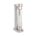 Produktbild: CREATE SODA MAKER STUDIO / Gaswassermaschine 1L Chrom / Ohne CO2-Zylinder, Carbonat in 4 Schritten, BPA-freie Flasche, ohne Stecker