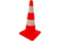 Produktbild: BauSupermarkt24 Leitkegel Verkehrsleitkegel 50 cm Warnhut Leitkegel Absperrkegel Pylon