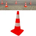 Produktbild: Verkehrsleitkegel 50cm Warnhut Leitkegel Absperrkegel Pylon Warnkegel Absperrhut