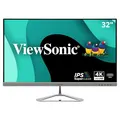 Produktbild: Viewsonic VX3276-4K-MHD 80 cm (32 Zoll) Büro Monitor (4K UHD, HDR, HDMI, DP, mDP, Eye-Care, Eco-Mode, Lautsprecher, 3 Jahre Austauschservice) Silber-Schwarz