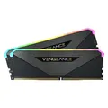 Produktbild: 32GB Corsair Vengeance RGB RT Gunmetal DDR4-3200 DIMM CL16 Dual Kit