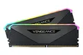 Produktbild: Corsair Vengeance RGB RT 32 GB (2 x 16 GB) DDR4 3.200MHz C16 Arbeitsspeicher (Dynamische RGB-Beleuchtung, Optimiert für AMD 300/400/500 Series, Kompatibilität mit Intel 300/400/500 Series) Schwarz