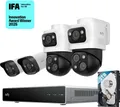 Produktbild: eufy PoE NVR Security System S4 mit 2× Bullet-PTZ-Kameras und 2× Bullet-Kameras
