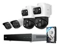 Produktbild: EUFY NVR Security System S4, IP-Sicherheitskamera, Innen & Außen, Kabelgebunden, Zimmerdecke, Schwarz, Weiß, Patrone (Form)