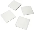 Produktbild: KitchenCraft CreativeTops Kunstleder Untersetzer Gläser, Platzdeckchen Set, Glasuntersetzer, 4 Premium Untersetzer Platzdecken, Bierdeckel für Gläser und Tassen, 10 x 10 cm