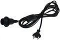 Produktbild: Netzkabel schwarz + Schalter E14 Lampenfassung 3,4m Kabel Leuchten Fassung