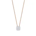 Produktbild: Esprit Damen Kette Collier Silber Rosé Zirkonia Glam Square ESNL93126C420