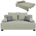 Produktbild: Boxspringsofa - beige-grau - Dauerschläfer mit Staukasten Sofa Couch Gästecouch