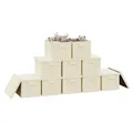 Produktbild: WOLTU Faltbare Aufbewahrungsboxen 10 Stück, Stoffboxen mit Deckel, Aufbewahrungskörbe für Kleidung, Bettdecke, Spielzeug, Creme, 48x36x30cm