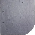 Produktbild: Weitere - Naturschiefer Bogen 20x20cm Anthrazit Schiefer Platte Dach Fassade Gerundet