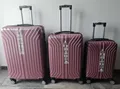 Produktbild: 3 tlg. Hoffmanns ABS Kofferset rosegold 76cm 66cm 57cm in ein Koffer verstaubar