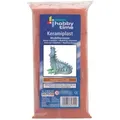 Produktbild: GLOREX 6 8070 137 - Keramiplast, terracotta, ca. 500 g, lufthärtende Modelliermasse, gebrauchsfertig und geschmeidig, hergestellt auf natürlicher... - Orange