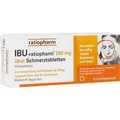 Produktbild: IBU-RATIOPHARM 200 mg akut Schmerztbl.Filmtabl. 10 St. PZN 00984717