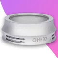 Produktbild: ONMO Kopfaufsatz Aluminium HMD silber Smokebox Shisha Kohlebehälter Alu Aufsatz