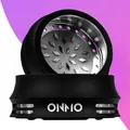 Produktbild: ONMO Kopfaufsatz Aluminium HMD schwarz Smokebox Shisha Kohlebehälter Black Bowl