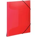 Produktbild: 2 bis 12x HERMA Eckspannermappe, PP, DIN A4, rot-transluzent - SPARE BIS ZU 59%