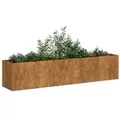 Produktbild: vidaXL Pflanzkübel Rostig 200x40x40 cm Wetterfester Stahl