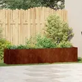 Produktbild: vidaXL Pflanzkübel Rostig 200x40x40 cm Wetterfester Stahl