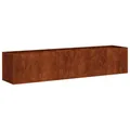 Produktbild: vidaXL Pflanzkübel Rostig 200x40x40 cm Wetterfester Stahl, Pflanzschale, Garten-Garten-Pflanzkübel, Outdoor-Pflanzgefäß, Hochbeet, Pflanzgefäß