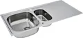 Produktbild: Respekta Edelstahlspüle MIAMI 100 x 50 cm