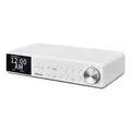 Produktbild: Life P66750 Bluetooth DAB+, PLL, UKW Radio Uhr (Weiß)