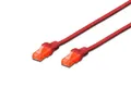 Produktbild: Patchkabel DIGITUS RJ45 U-UTP Cat6 2.00m rot - LSZH
