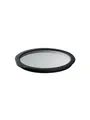 Produktbild: Rösle Glass lid 24 cm Clear/Black Glass/Silicone