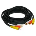 Produktbild: ACV A/V Kabel 3 m / 3 Stecker rot-weiß-gelb