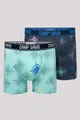 Produktbild: CAMP DAVID Boxershorts Set: (2-St) mit All Over Print