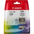 Produktbild: Inkadoo Canon 2145B009PG-37CL38 Druckkopfpatrone Multipack schwarz + color 11ml + 9ml VE=2 (PG-37 & CL-38)