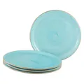 Produktbild: CreaTable 34045 Vintage Nature Aqua 4-teiliges Geschirrset Pizzateller Porzellan