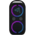 Produktbild: TechniSat WUMMSBOX | Bluetooth Lautsprecher mit Akku, Subwoofer und Lichteffekt - Schwarz