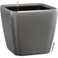 Produktbild: Lechuza Übertopf QUADRO LS 43, anthrazit metallic, 43 x 39 x 43cm, aus Kunststoff, für innen und außen, Wasserspeicher und Innentopf