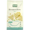 Produktbild: Byodo Knusperecken mit Mais, 90g - Bio-zertifizierter Snack, glutenfrei und vegan, ideal für Zwischenmahlzeiten, reich an Ballaststoffen, ohne Zusatzstoffe - perfekt für die ganze Familie