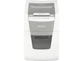 Produktbild: Leitz IQ Autofeed Small Office 100 Aktenvernichter P4, Vollautomatik, Partikelschnitt 4 x 30 mm, 34 l, 100 Blatt Schnittleistung, weiß