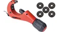 Produktbild: ROTHENBERGER Industrial Tube Cutter 42 Teleskop-Rohrabschneider inkl. 6x Ersatzschneidrad (1x im Griff) | Ø 3 mm - 42 mm (1/8
