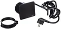 Produktbild: Schulte 1592 7000 0300 EVOline Square 80 Schuko mit USB-Charger schwarz