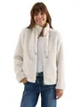 Produktbild: CECIL Damen 2005518 Kurze Fellimitat Jacke, Vanilla White, 48