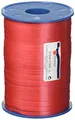 Produktbild: PRÄSENT C.E. PATTBERG Geschenkband rot, 500 Meter Ringelband 5 mm zum Basteln, Dekorieren & Verpacken von Geschenken zu jedem Anlass