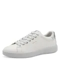 Produktbild: Tamaris Damen Low-Top Sneaker, Frauen Halbschuhe,Wechselfußbett,sportlich,Halbschuhe,straßenschuhe,Strassenschuhe,White Comb,38 EU