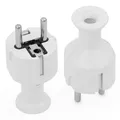 Produktbild: Zerlegbar Stecker 230V 16A Uni-Schuko weiß