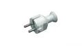 Produktbild: Wtyczka prosta 16A z/u Uni-Schuko 250V biała WT-40