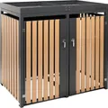 Produktbild: WESTMANN Mülltonnenbox WMHHWTC-62, für 2x240 l, BxTxH: 134x84x125 cm