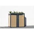 Produktbild: Westmann Mülltonnenbox und Gerätebox Design 1 Anthrazit 134 cm x 84 cm x 125 cm