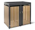 Produktbild: Tchibo - Mülltonnenbox mit Blumenkasten - 134x84x125cm - anthrazit - Stahl