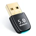 Produktbild: NEUTYPECHIC Bluetooth Adapter 5.4, USB Bluetooth Dongle für Windows 8.1/10/11, Plug & Play, bis zu 7 Geräte gleichzeitig verbinden