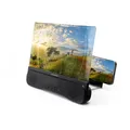 Produktbild: InnovaGoods Mobiler Projektorverstärker 30,5 cm (12 Zoll), Bluetooth-Lautsprecher 5.1–3 mW, inklusive USB-C-Kabel, tragbar, zusammenklappbar, Betriebsdauer ca. 150–180 min